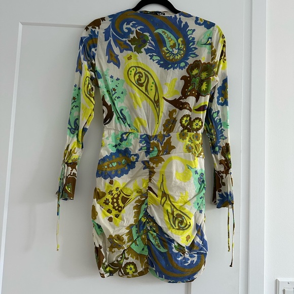 Zara Printed Mini Dress - Picture 8 of 9